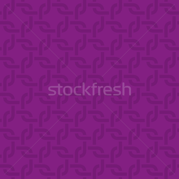 Neutral rounded weave squares seamless pattern. Stock photo © almagami