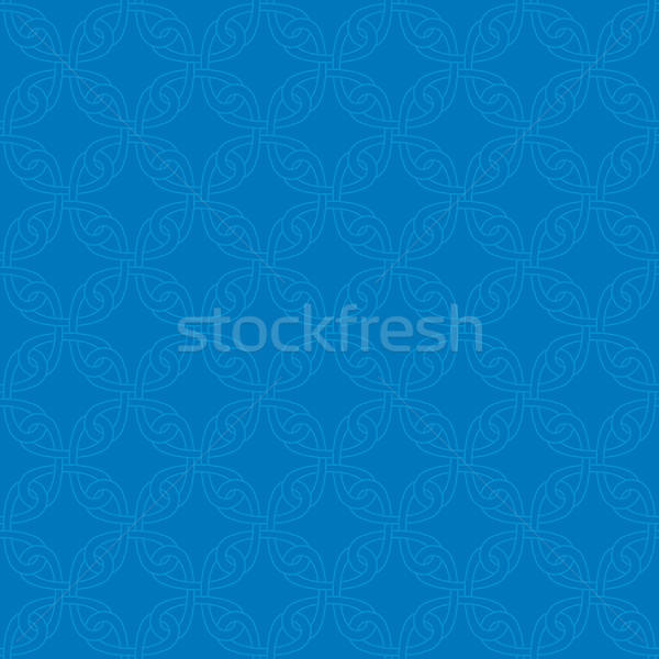 Neutral Seamless Celtic Knotwork Pattern. Stock photo © almagami