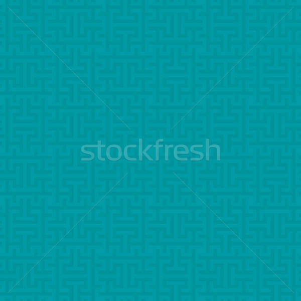 Turquoise Squares Modern Seamless Pattern. Stock photo © almagami