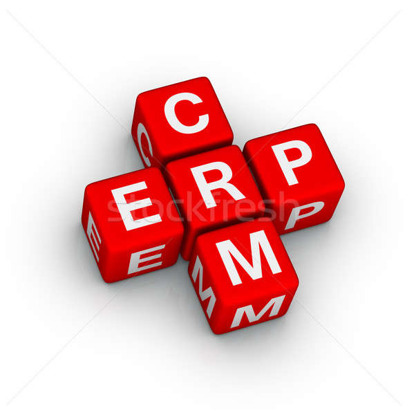 ERP and CRM symbol Stock photo © almagami