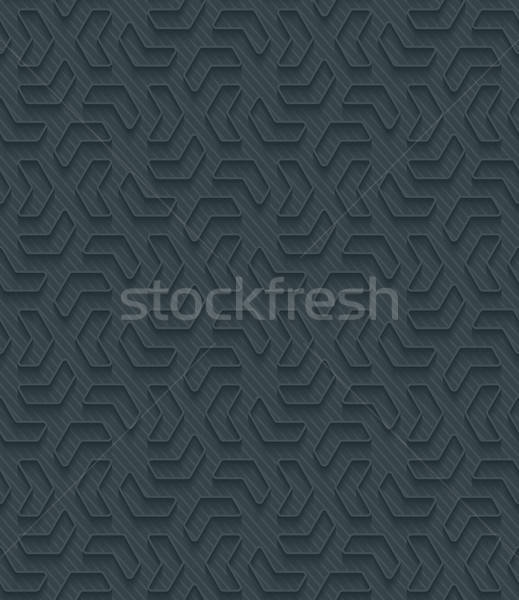 Dark perforated paper. Stock photo © almagami