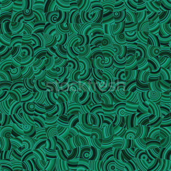 Dark green Malachite tileable pattern. Stock photo © almagami