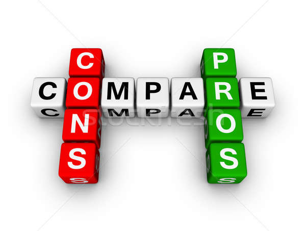pros and cons Stock photo © almagami