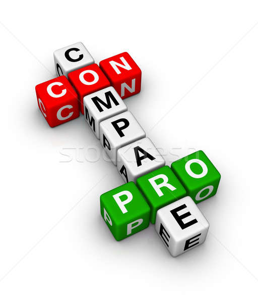 pros and cons Stock photo © almagami