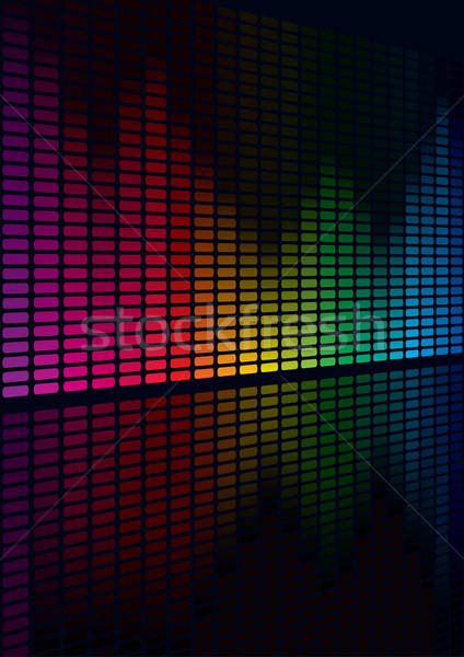 Multicolorl Graphic Equalizer Stock photo © almagami