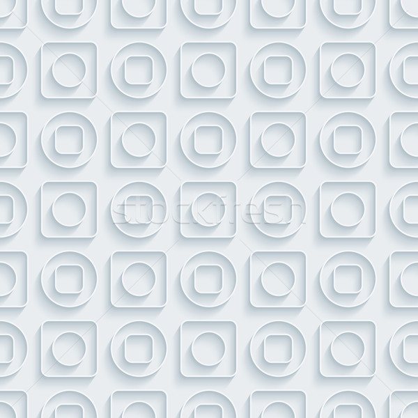 Circless and squares seamless pattern. Stock photo © almagami