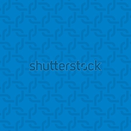 Neutral rounded weave squares seamless pattern. Stock photo © almagami