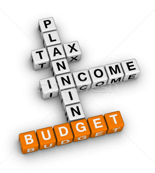 Stock photo: budget planning