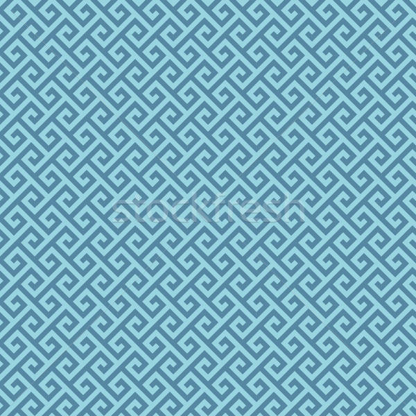 Classic meander seamless pattern. Stock photo © almagami