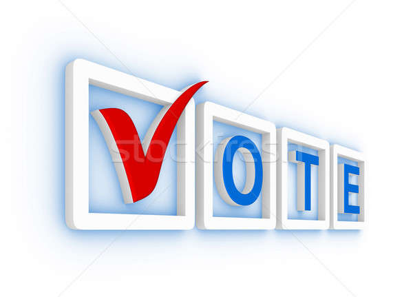 Foto d'archivio: Votazione · verificare · scatole · etichetta · tag
