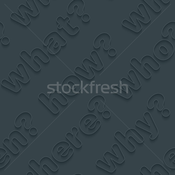 Stock photo: Question words walpaper.