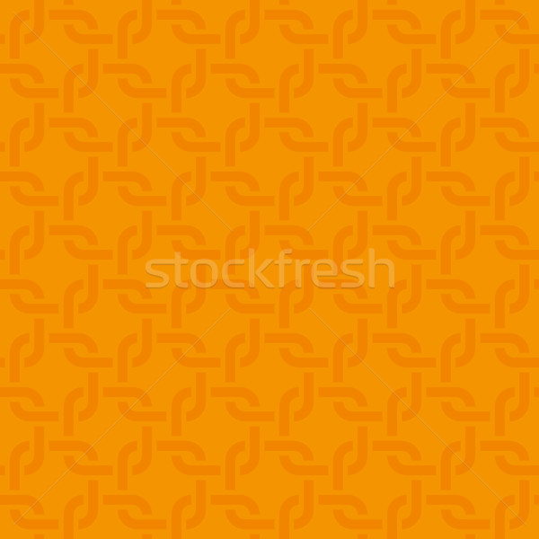Neutral rounded weave squares seamless pattern. Stock photo © almagami