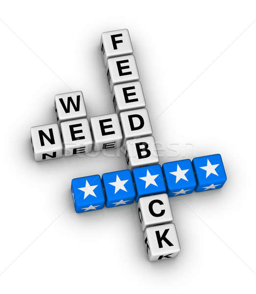 we want feedback Stock photo © almagami