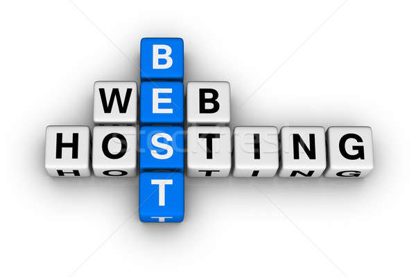 Najlepszy internetowych hosting Internetu technologii serwera Zdjęcia stock © almagami
