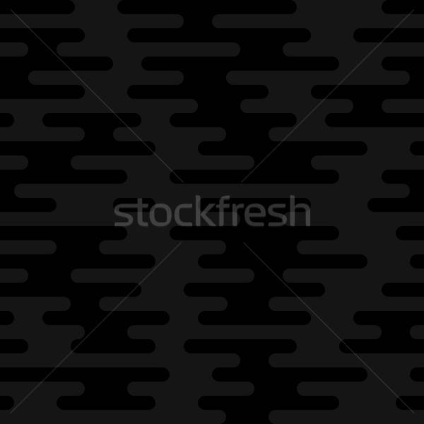 Ripple Irregular Rounded Lines Seamless Pattern Stock photo © almagami