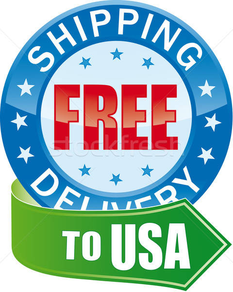 Free Shipping Glossy Web Icon Stock photo © almagami