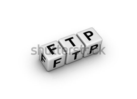 Stock fotó: Ftp · akta · átutalás · protokoll · számítógép · szerver