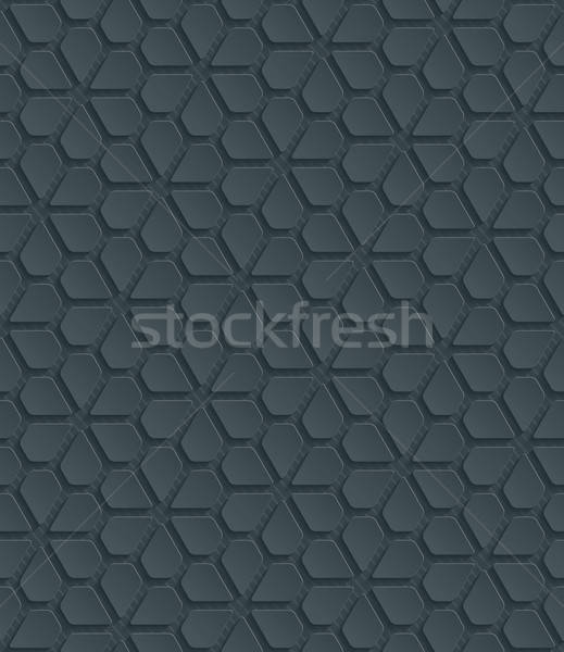 Dark perforated paper. Stock photo © almagami