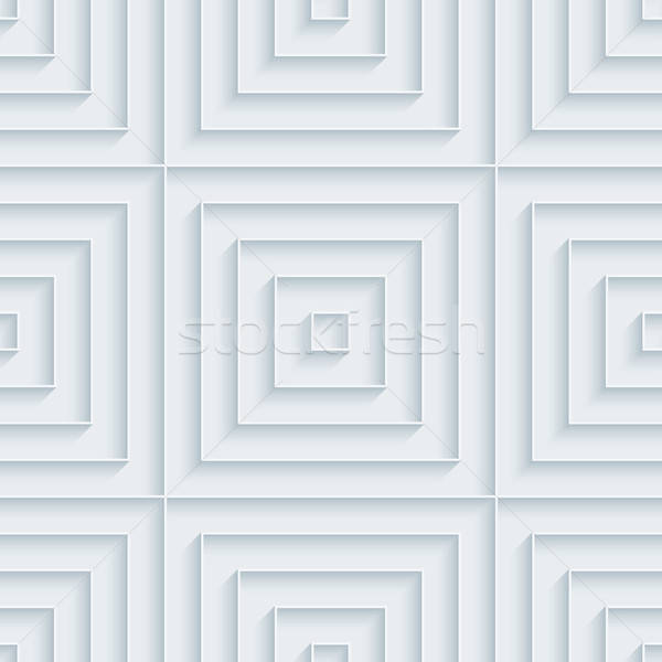Stock photo: White paper seamless background.