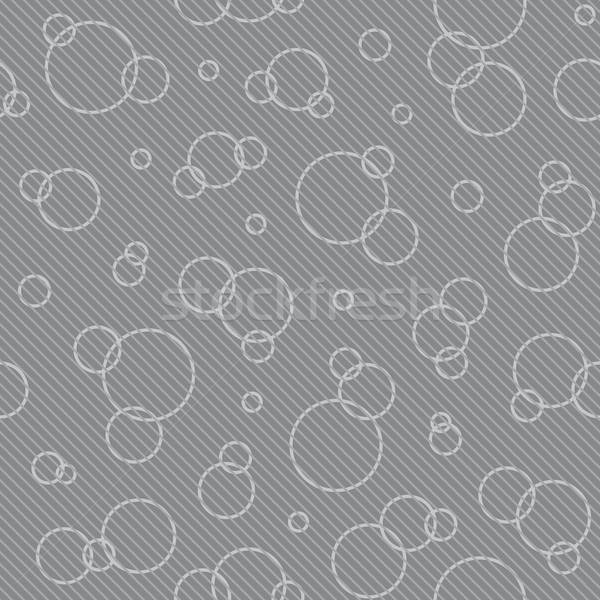 gray circle tileable pattern Stock photo © almagami