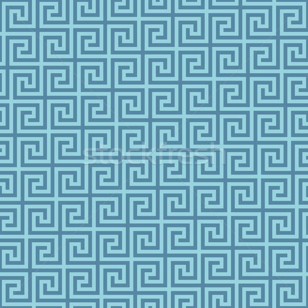 Classic meander seamless pattern. Stock photo © almagami