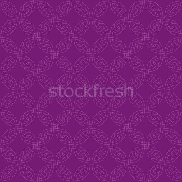 Neutral Seamless Celtic Knotwork Pattern. Stock photo © almagami