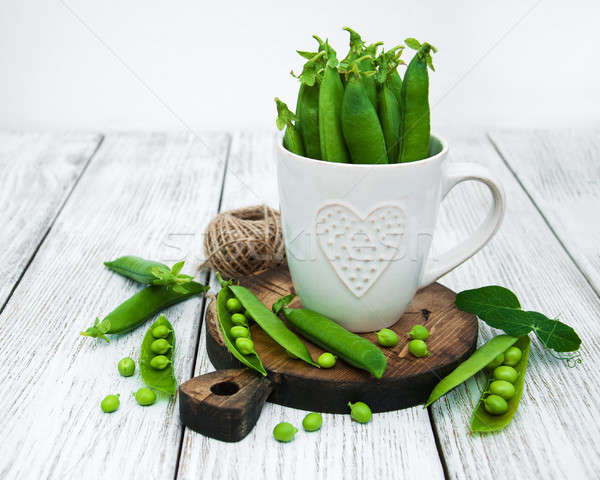 green peas on a table Stock photo © almaje