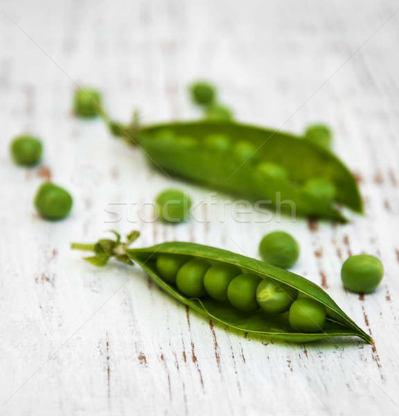 Vers erwten houten natuur blad vruchten Stockfoto © almaje