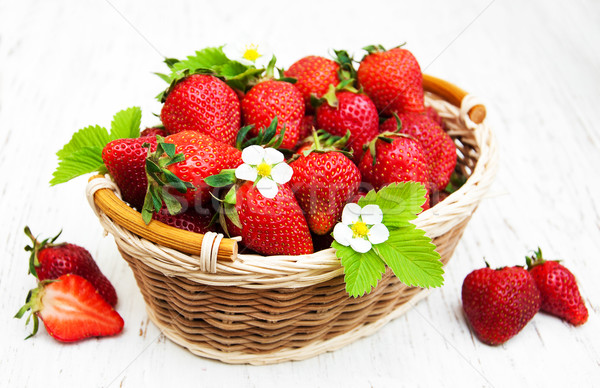 Strawberries Stock photo © almaje
