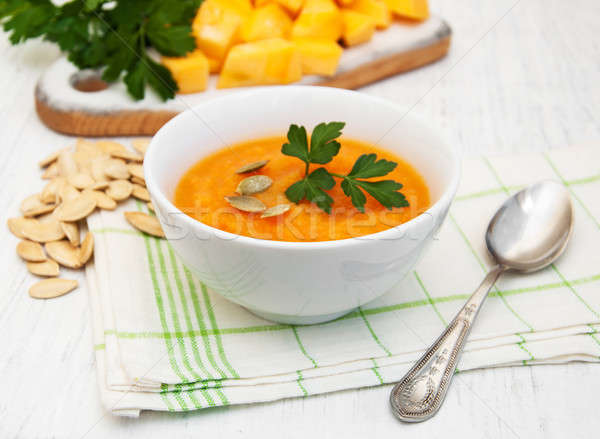 Pumpkin soup Stock photo © almaje