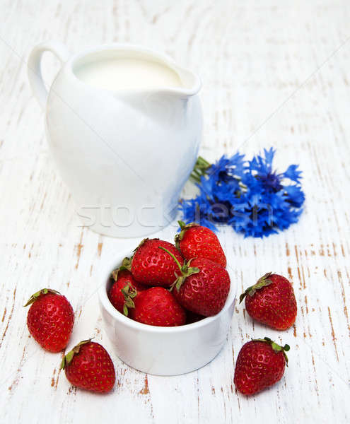 Jug  of milk Stock photo © almaje