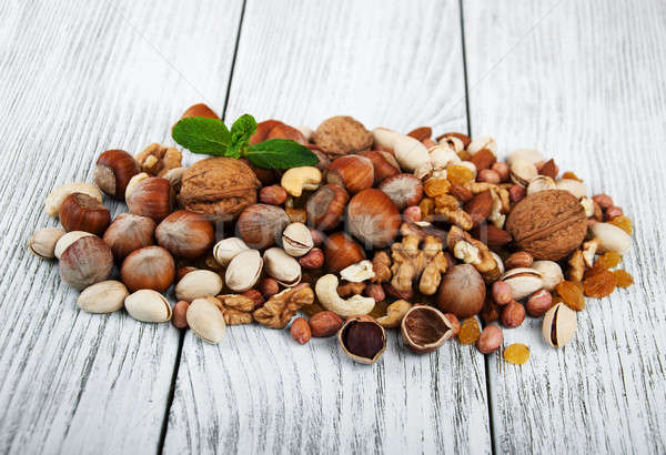 different types of nuts Stock photo © almaje