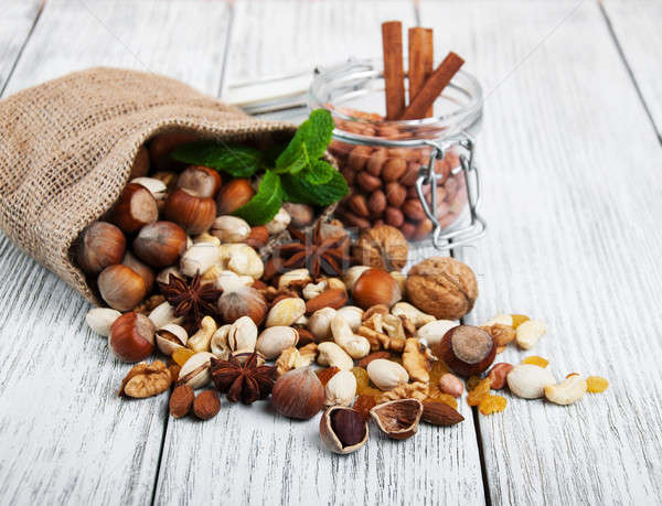 different types of nuts Stock photo © almaje