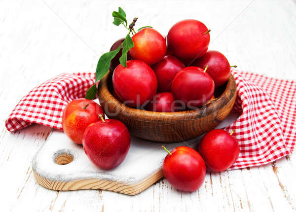 sweet plums Stock photo © almaje