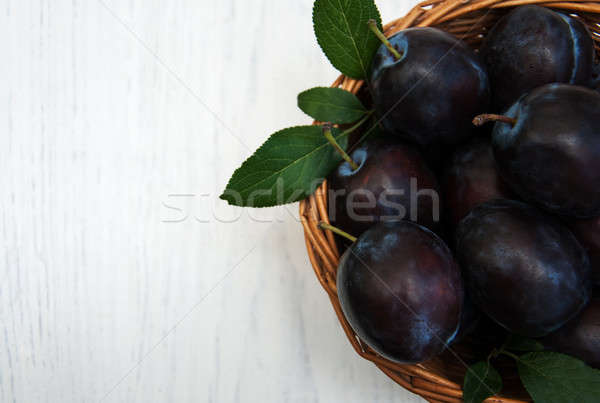 sweet plums Stock photo © almaje