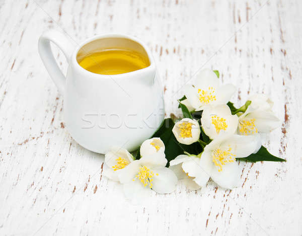 essential oil with jasmine flower Stock photo © almaje