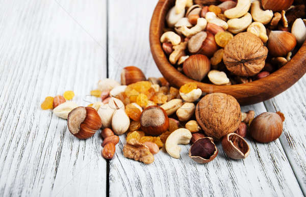 different types of nuts Stock photo © almaje