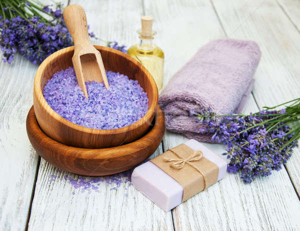 Lavender spa products Stock photo © almaje