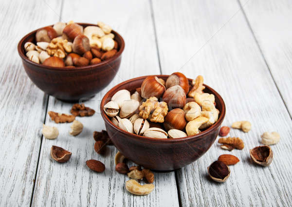 different types of nuts Stock photo © almaje