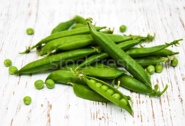 Green fresh peas Stock photo © almaje
