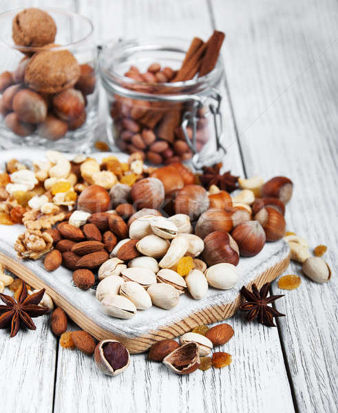 different types of nuts Stock photo © almaje