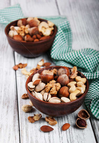different types of nuts Stock photo © almaje