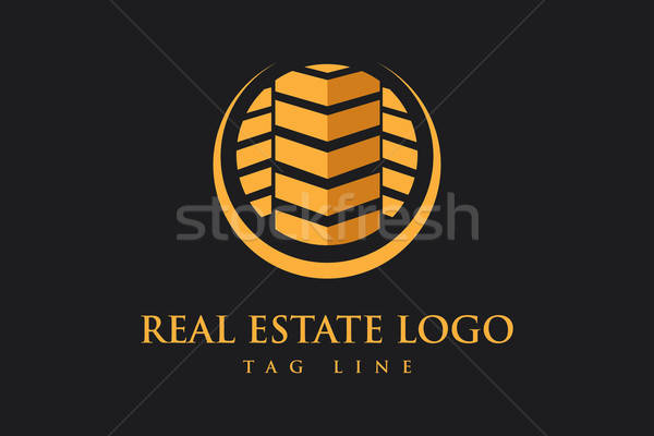 Vektör Logo İkon Emlak Yapı İnşaat Stock photo © alozar