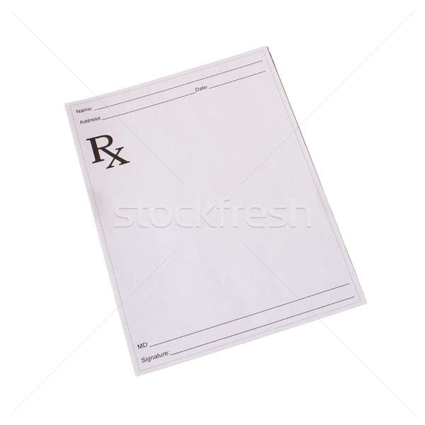 Izolált kézírás papír orvosi jogi drog Stock fotó © AlphaBaby