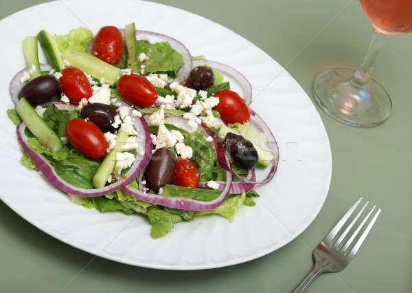 Greek Salad Stock photo © AlphaBaby