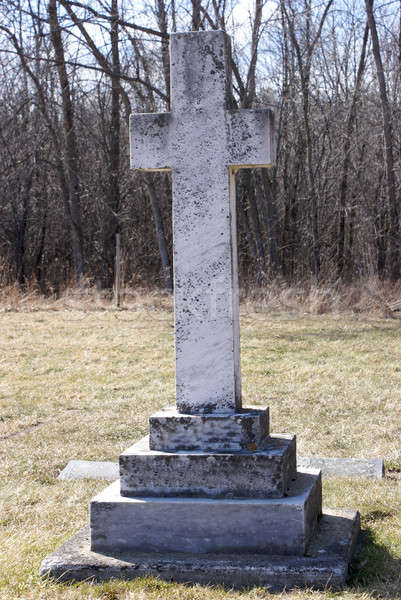 Foto stock: Lápida · sepulcral · cementerio · historia · solitario · edad · cementerio