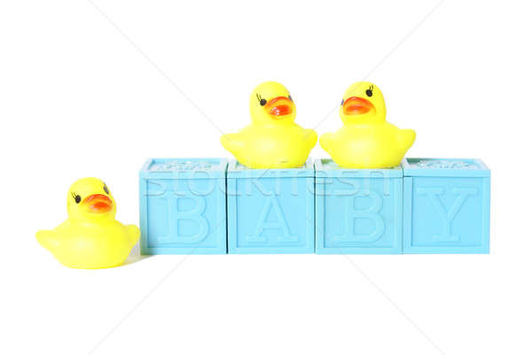 Isolated Baby Blocks Stock photo © AlphaBaby