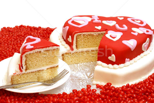 Heart Shaped Cake Stock photo © AlphaBaby