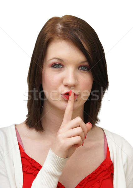 Shhh It's a Secret Stock photo © AlphaBaby