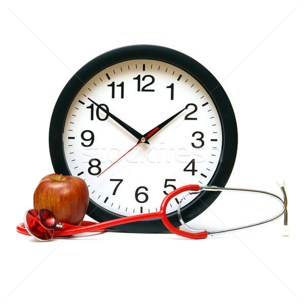 Medycznych czasu wiele chronometraż dziedzinie zegar Zdjęcia stock © AlphaBaby